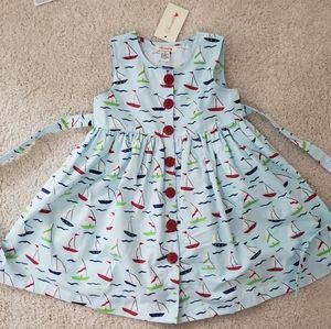 Sweetdil sailboat cotton dress size 5